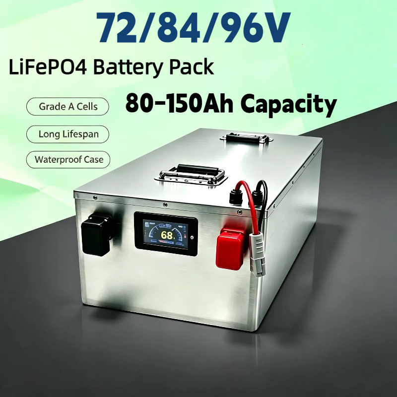 LIFEPO4 Battery Pack with BMS  - Lifepo4 72V 100Ah Battery Pack Ev review and price