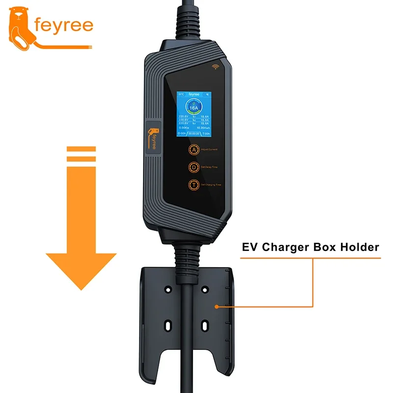 feyree 11KW 16A 3Phase Type2 P - Type 2 Portable Ev Charger 11Kw Cee review and price