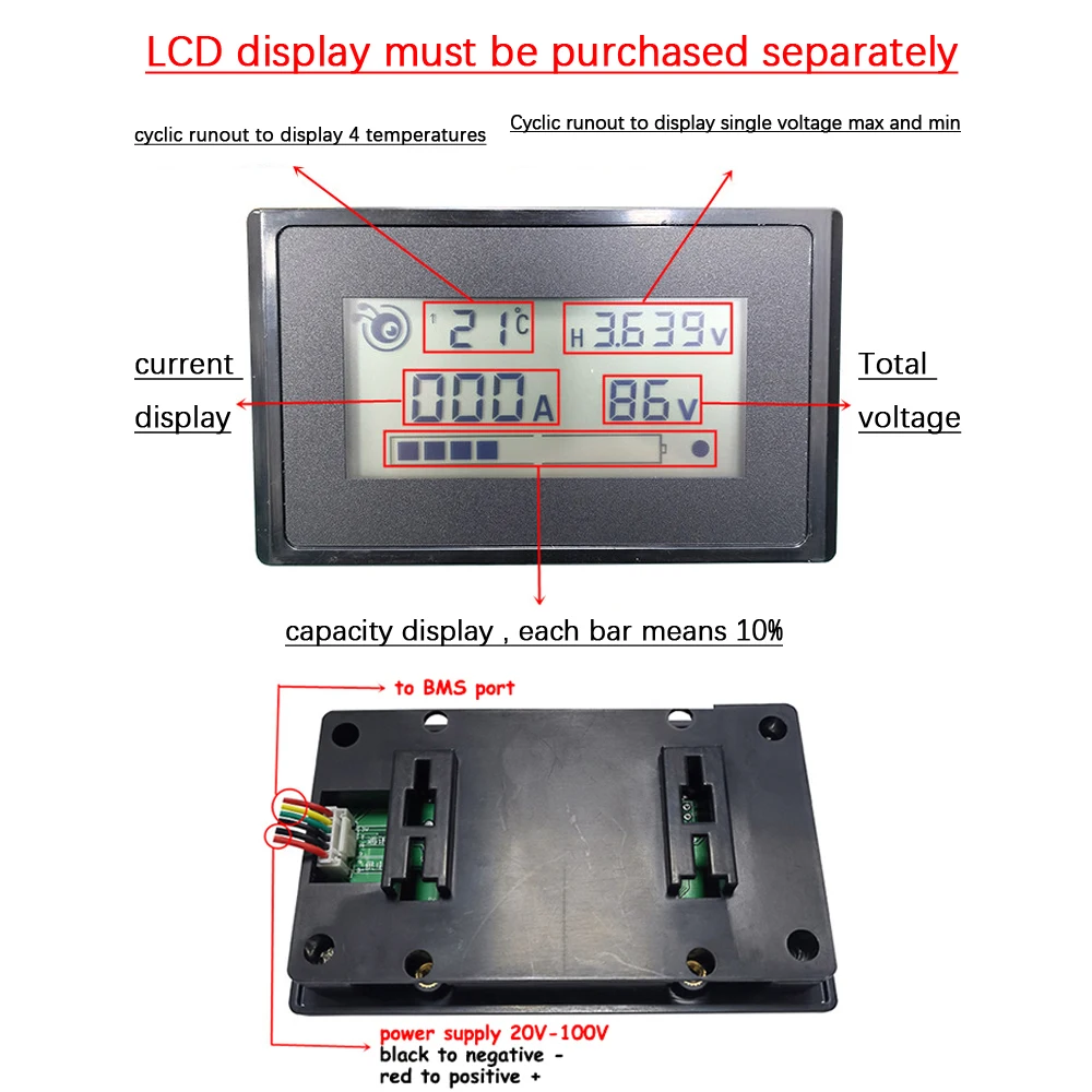 Smart Bluetooth BMS 10S ~ 24S  - Smart Bms 24S 200A Bluetooth Lifepo4 review and price