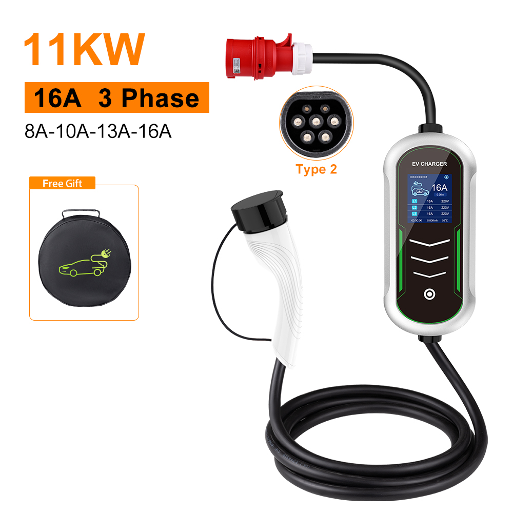 IPENGEN 11KW EV Portable Charg - Type 2 Portable Ev Charger 11Kw Cee review and price