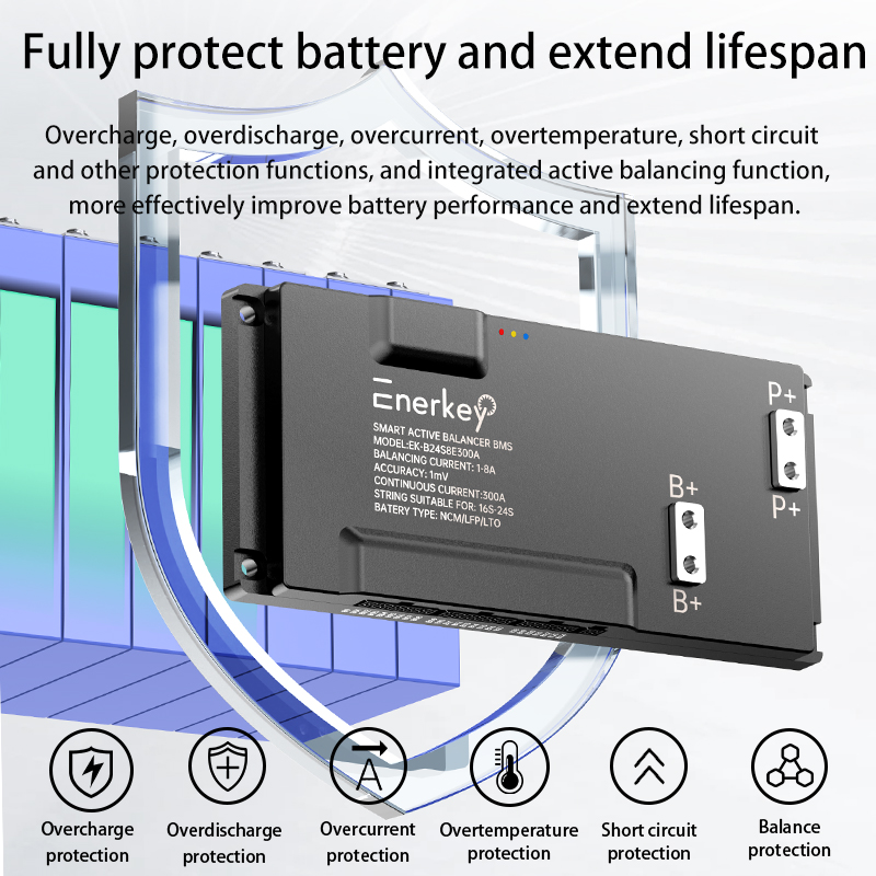 Enerkey Smart BMS 16S-24S 200A - Smart Bms 24S 200A Bluetooth Lifepo4 review and price