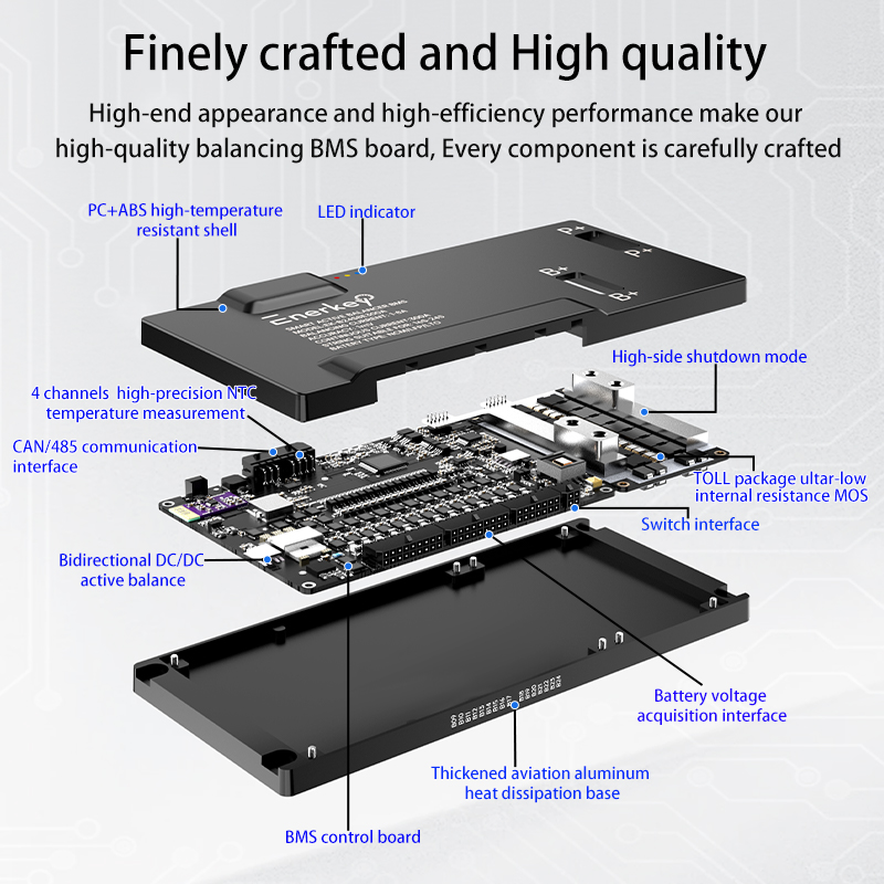 Enerkey Smart BMS 16S-24S 200A - Smart Bms 24S 200A Bluetooth Lifepo4 review and price