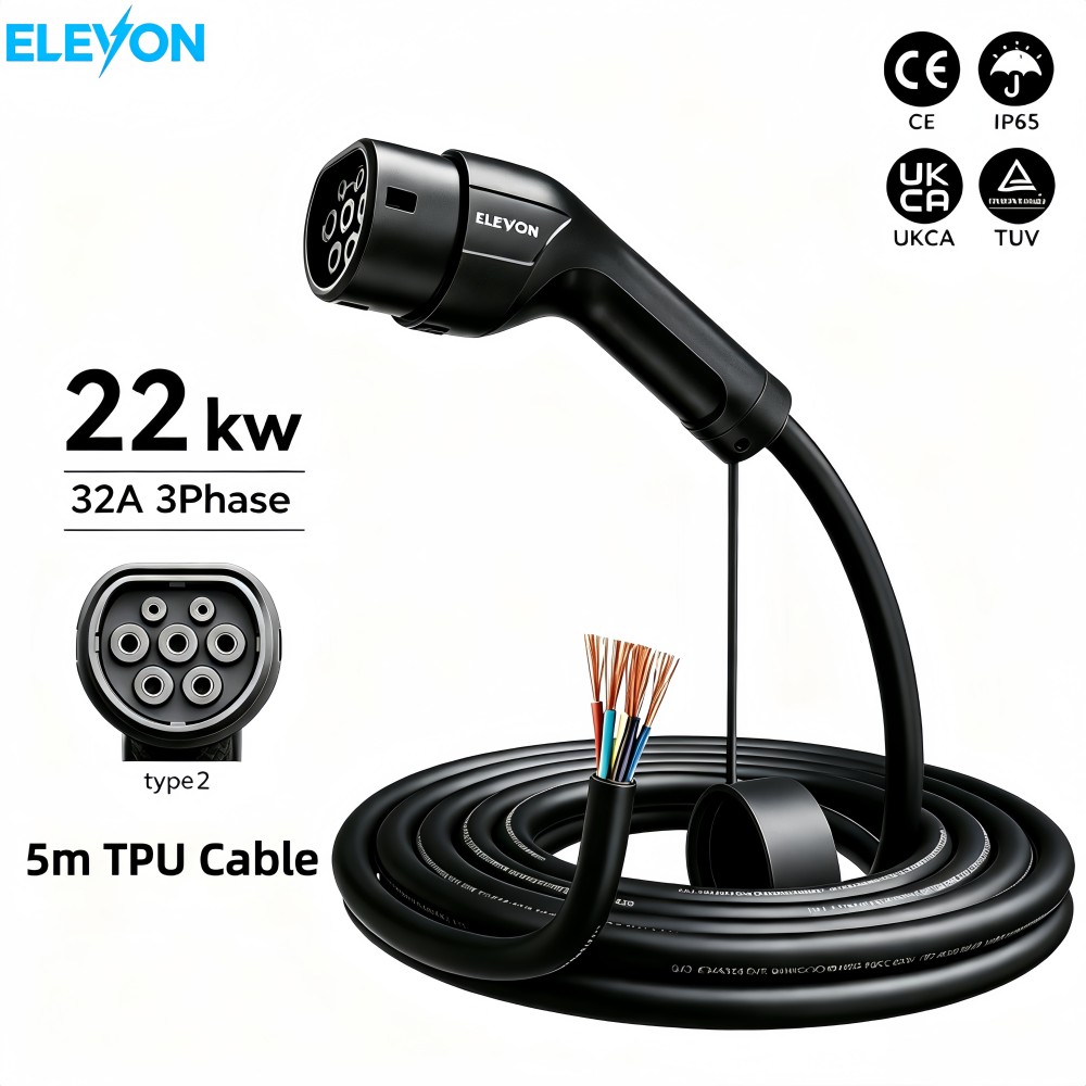 ELEVON EV Charger Type2 Female - Ev Charger Type 2 22Kw 32A 3 Phase review and price
