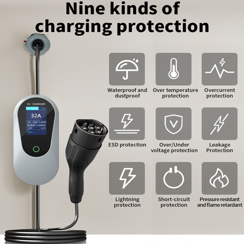 Type-2 Portable EV Charger 22K - Ev Charger Type 2 22Kw 32A 3 Phase review and price