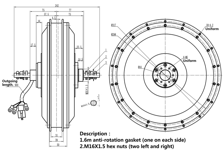 QS 273 V3 72v 8000W Ebike kit  - Qs Motor 273 8000W Hub Motor review and price