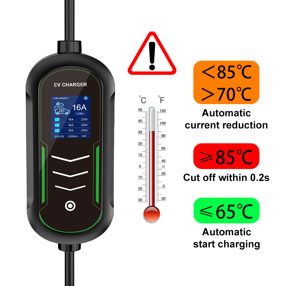 IPENGEN 11KW 16A EV Portable C - Type 2 Portable Ev Charger 11Kw Cee review and price
