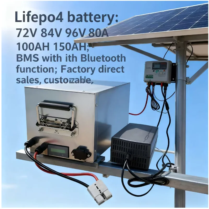 LIFEPO4 Battery Pack with BMS  - Lifepo4 72V 100Ah Battery Pack Ev review and price