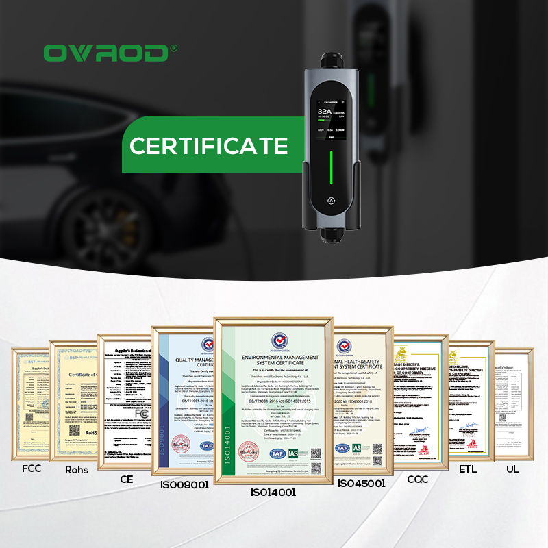 Ovrod Ev Car Charger 16a 11kw  - Type 2 Portable Ev Charger 11Kw Cee review and price