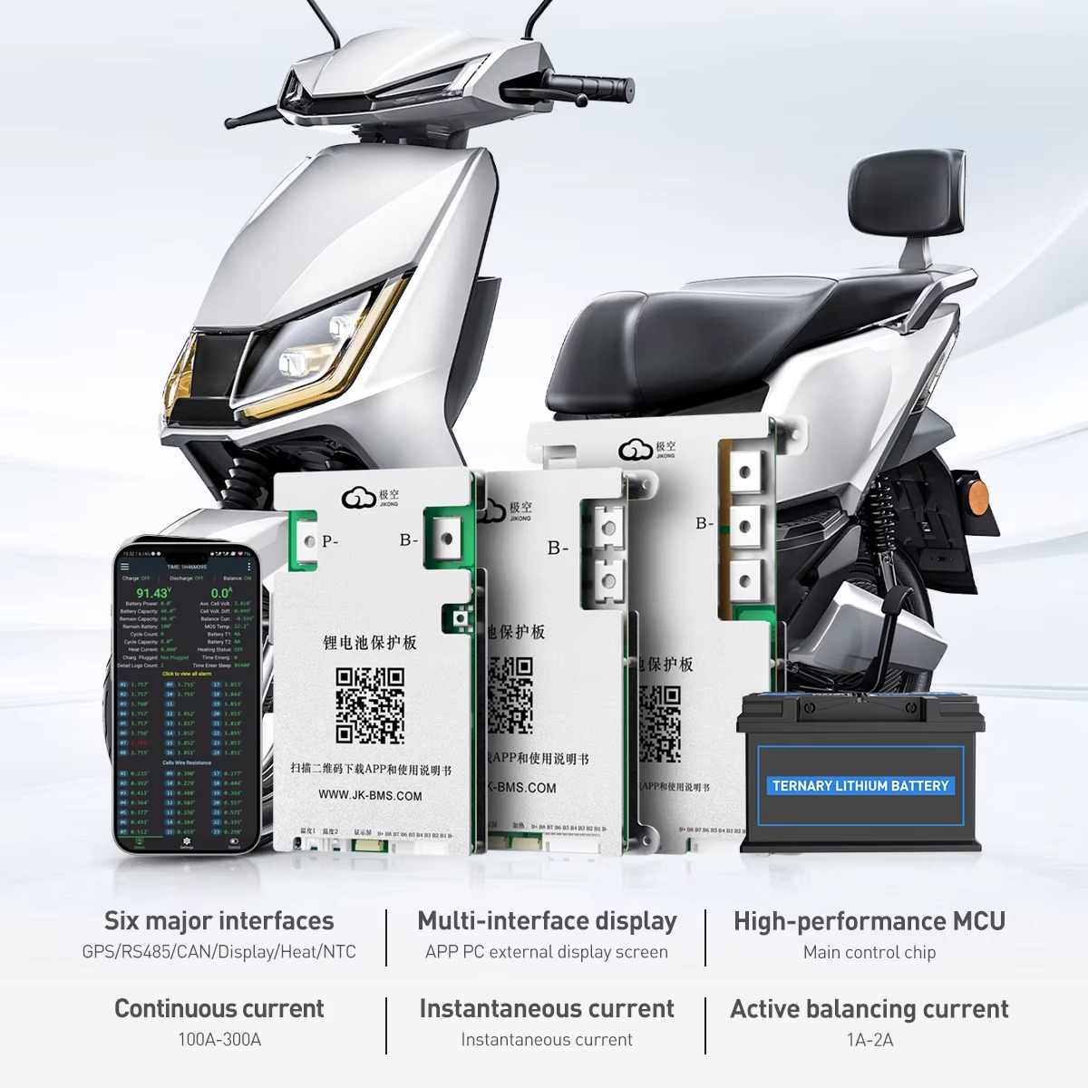 JIKONG JK-B2A24S30P Smart BMS  - Smart Bms 24S 200A Bluetooth Lifepo4 review and price