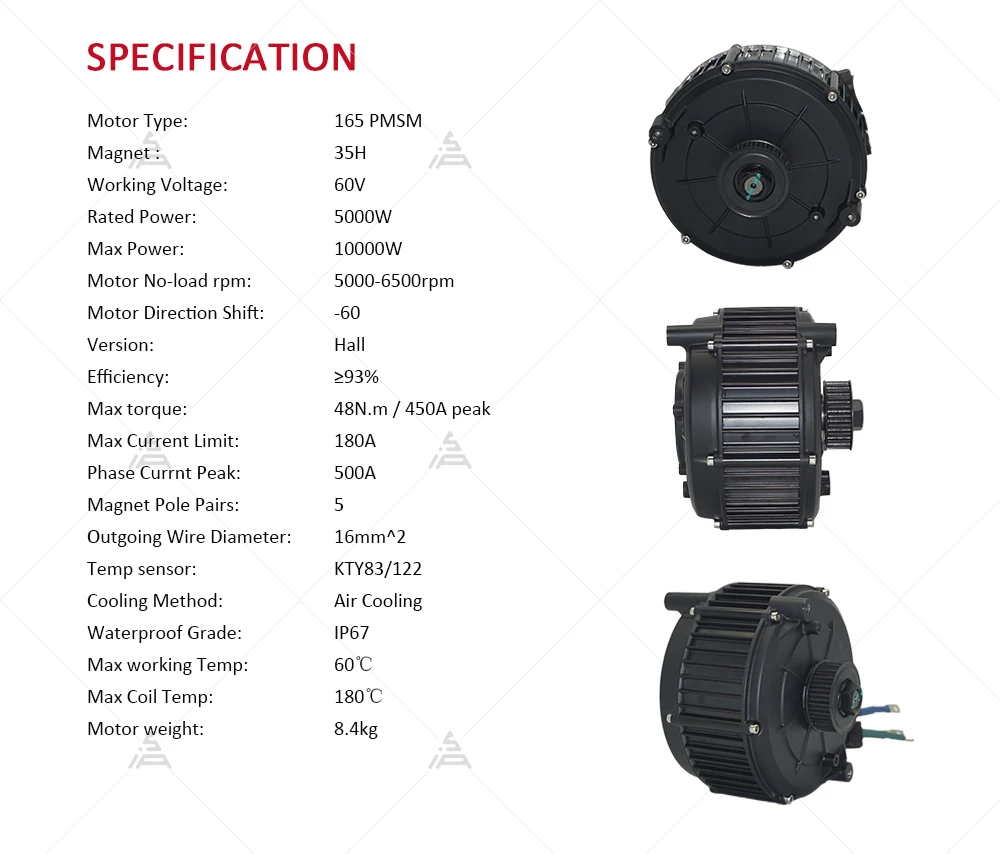 QS165 V2 5000W 72V Mid Drive M - Mid Drive Motor Kit 72V 5000W review and price