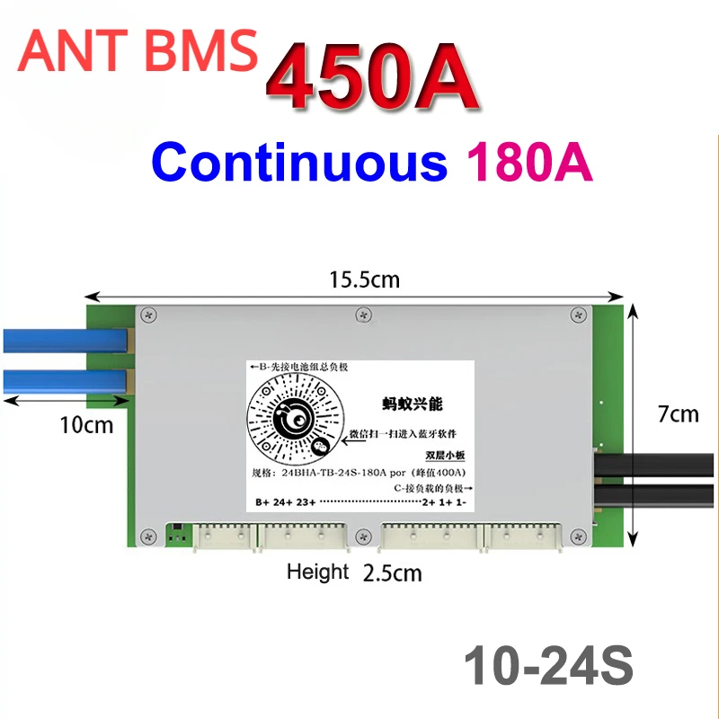 Ant Smart BMS Bluetooth Balanc - Smart Bms 24S 200A Bluetooth Lifepo4 review and price