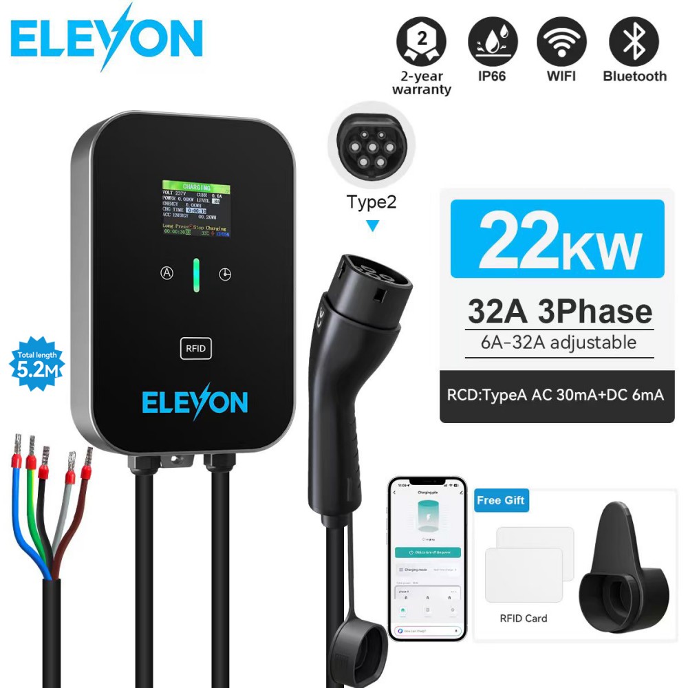 ELEVON EV Charging Station 22K - Ev Charger Type 2 22Kw 32A 3 Phase review and price