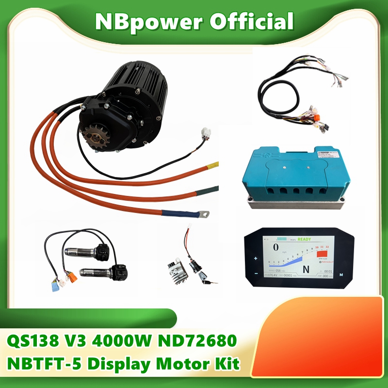 QS 90H 138 4000W V3 Mid Drive  - Fardriver Nd72850 Controller review and price